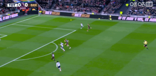 热刺2-0布伦特福德近6轮首胜 西蒙斯传射