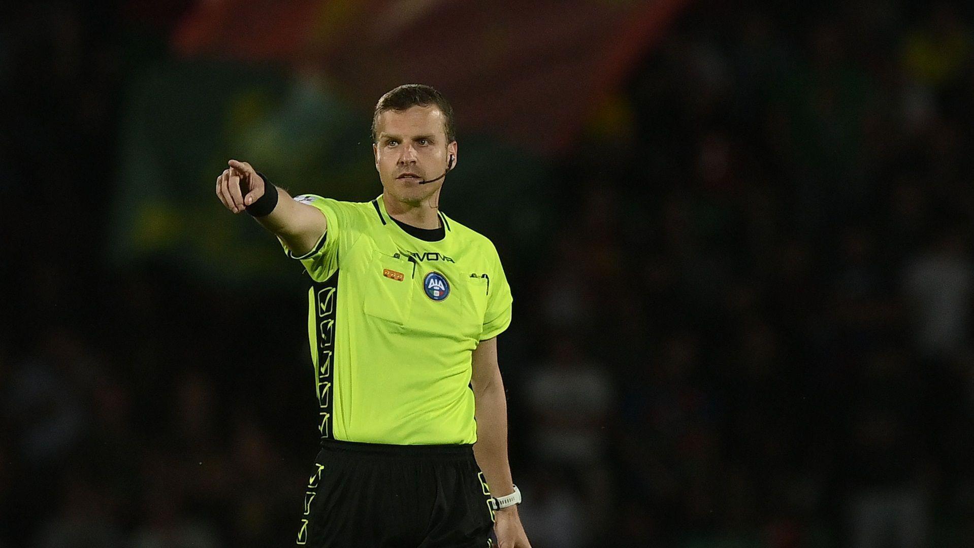 意甲第14轮裁判:拉潘纳吹那不勒斯vs尤文,迪贝洛吹国米vs科莫