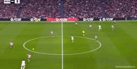 第7分钟，阿诺德长传，姆巴佩一条龙劲射破门，皇马1-0！