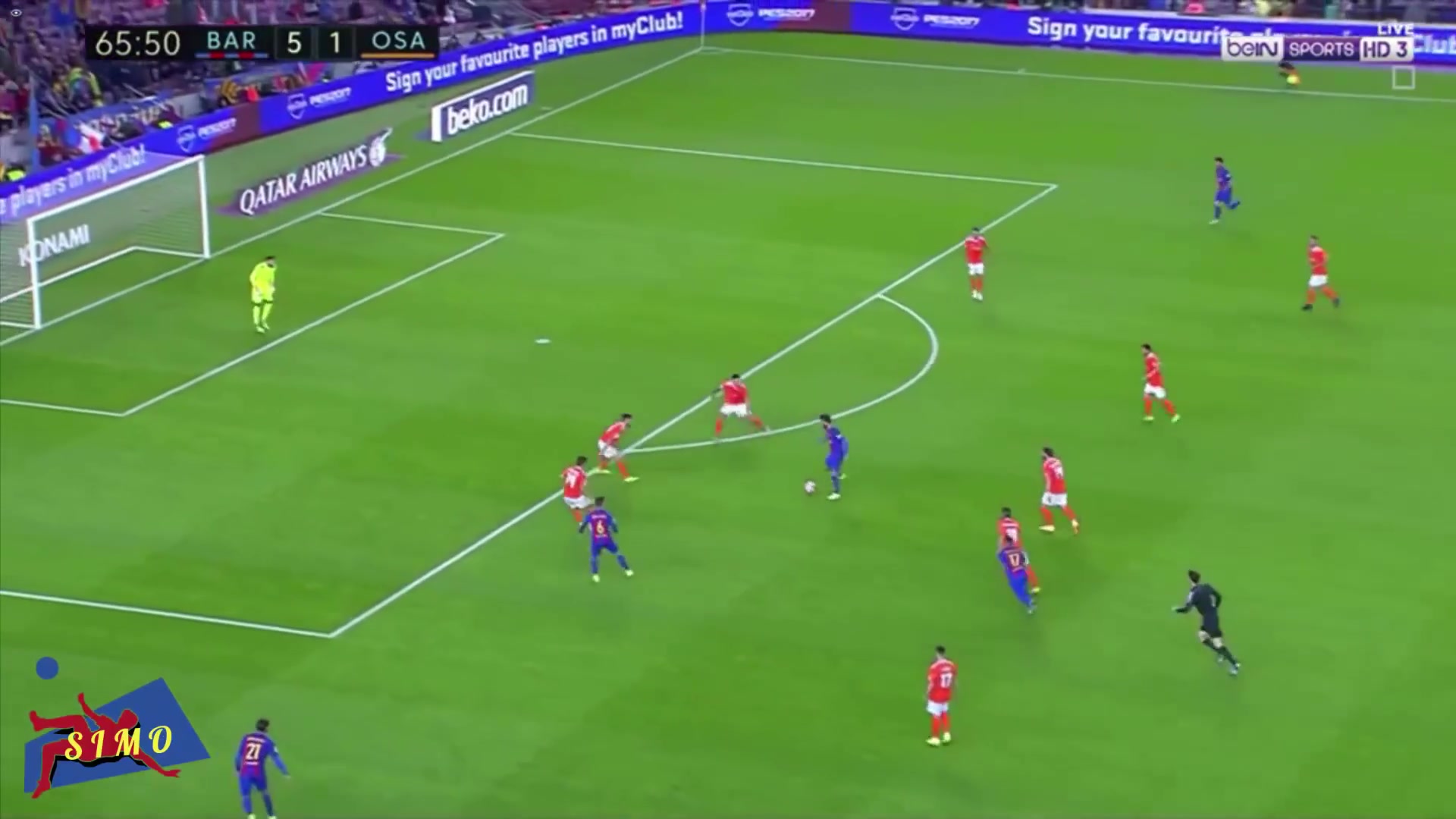 场下梅西和苏亚全笑了回顾小马哥在巴萨的唯一一粒进球