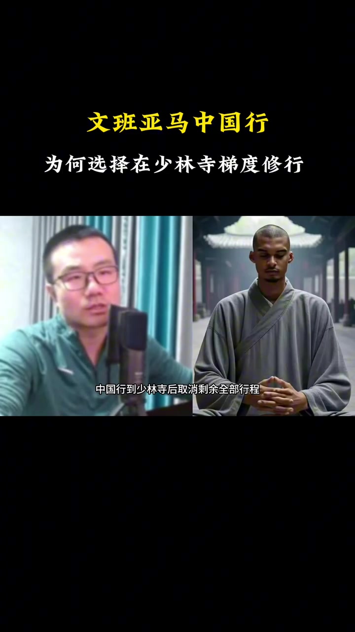 徐静雨谈文班在少林寺修行中华文化博大精深国外文化太浅薄了