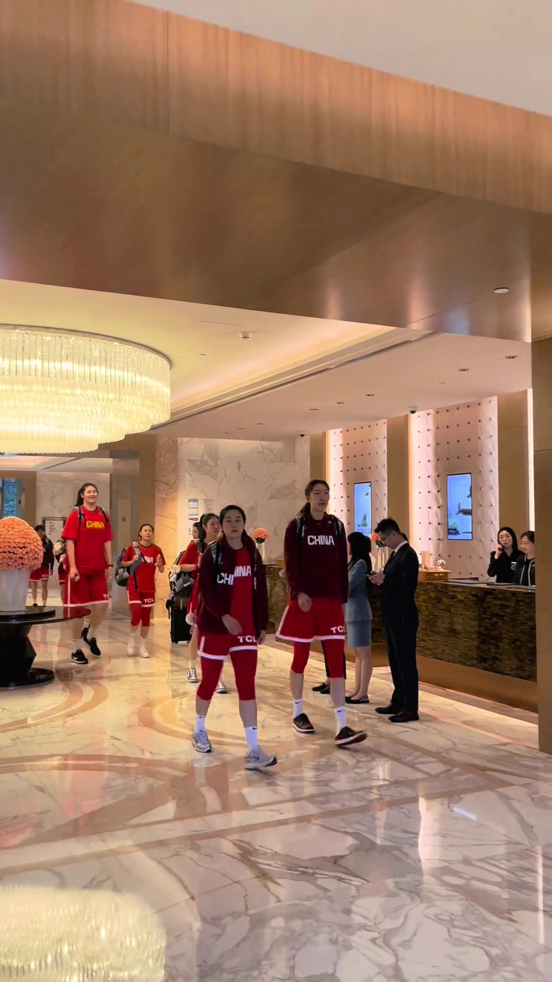 近距离感受下中国女篮气场