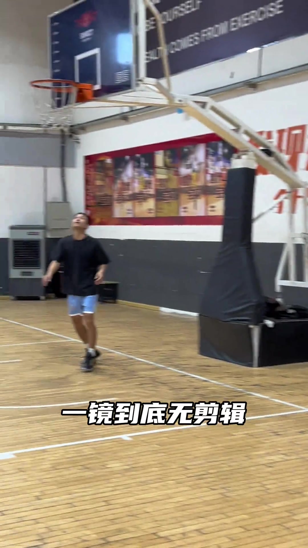 追梦为百分战训练不得不说这投篮是真准