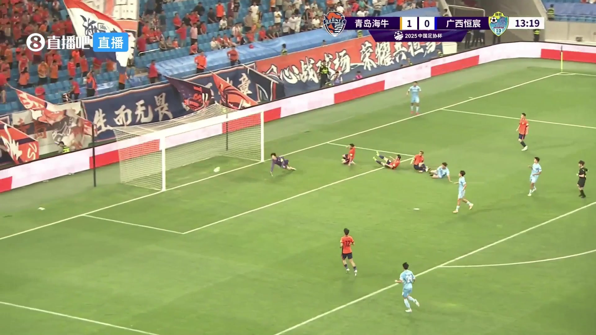 定海神针青岛海牛今天的胜利牟鹏飞的这两次扑救立大功啊