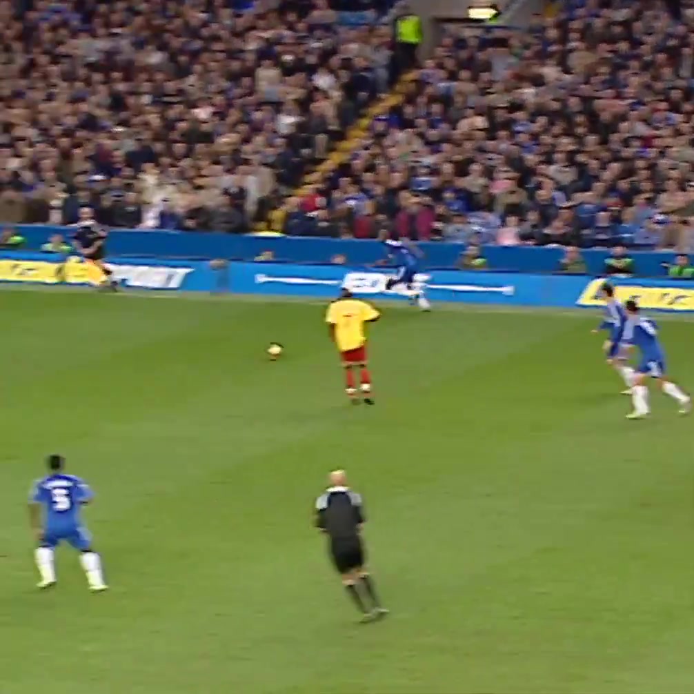 2006 年的今天德罗巴在对阵沃特福德上演了帽子戏法