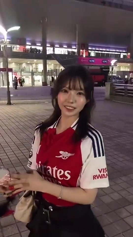 真不戳阿森纳的韩国美女球迷颜值这么高啊