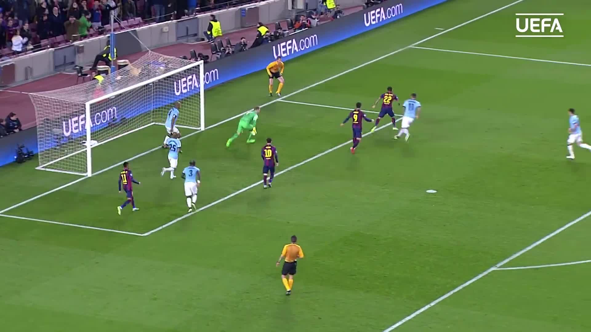 乔哈特只是运气差回顾乔哈特封神之战高接抵挡MSN的射门