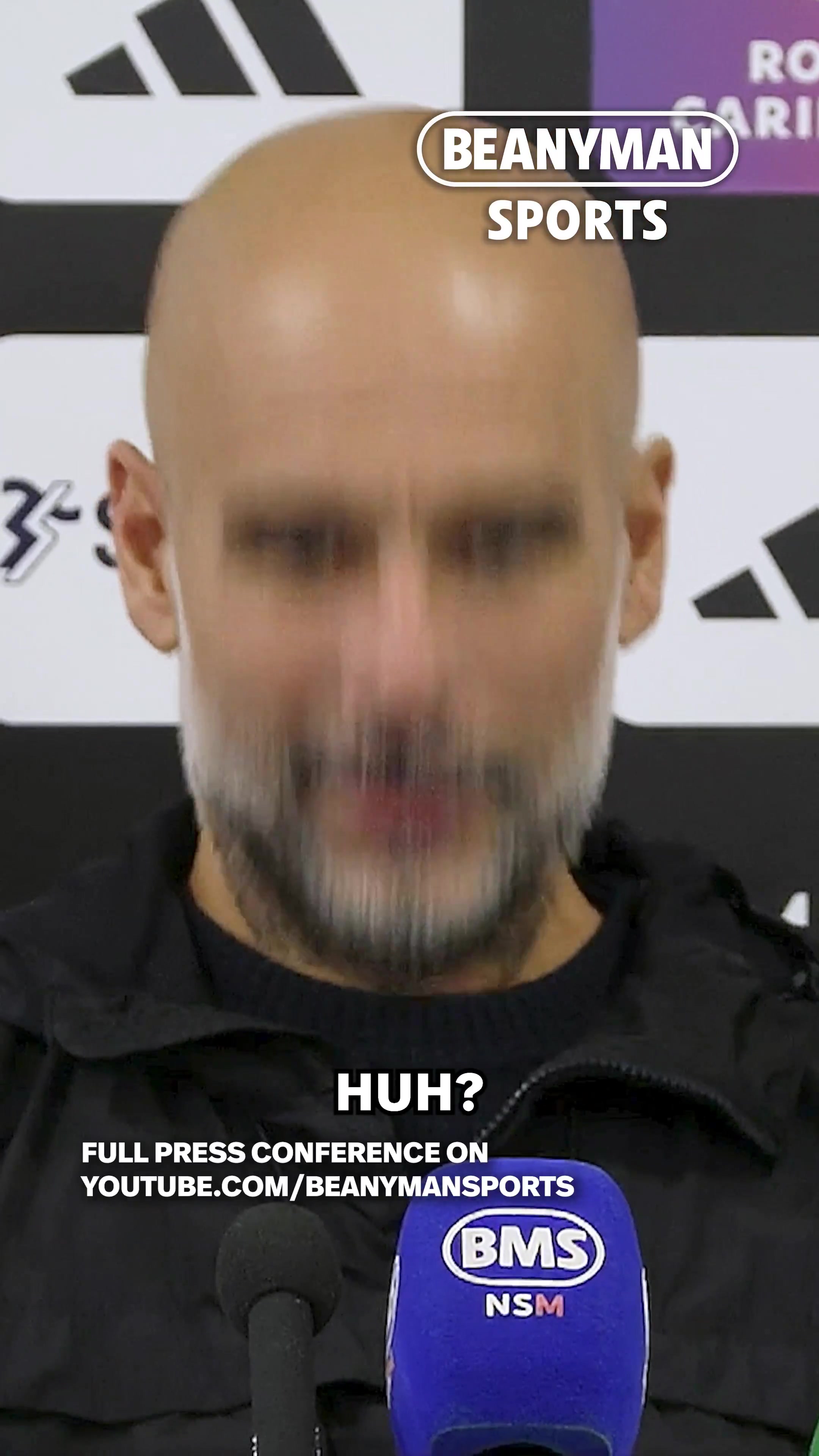 记者你喜欢这场比赛吗 瓜瓜我的天哪我掉头发了