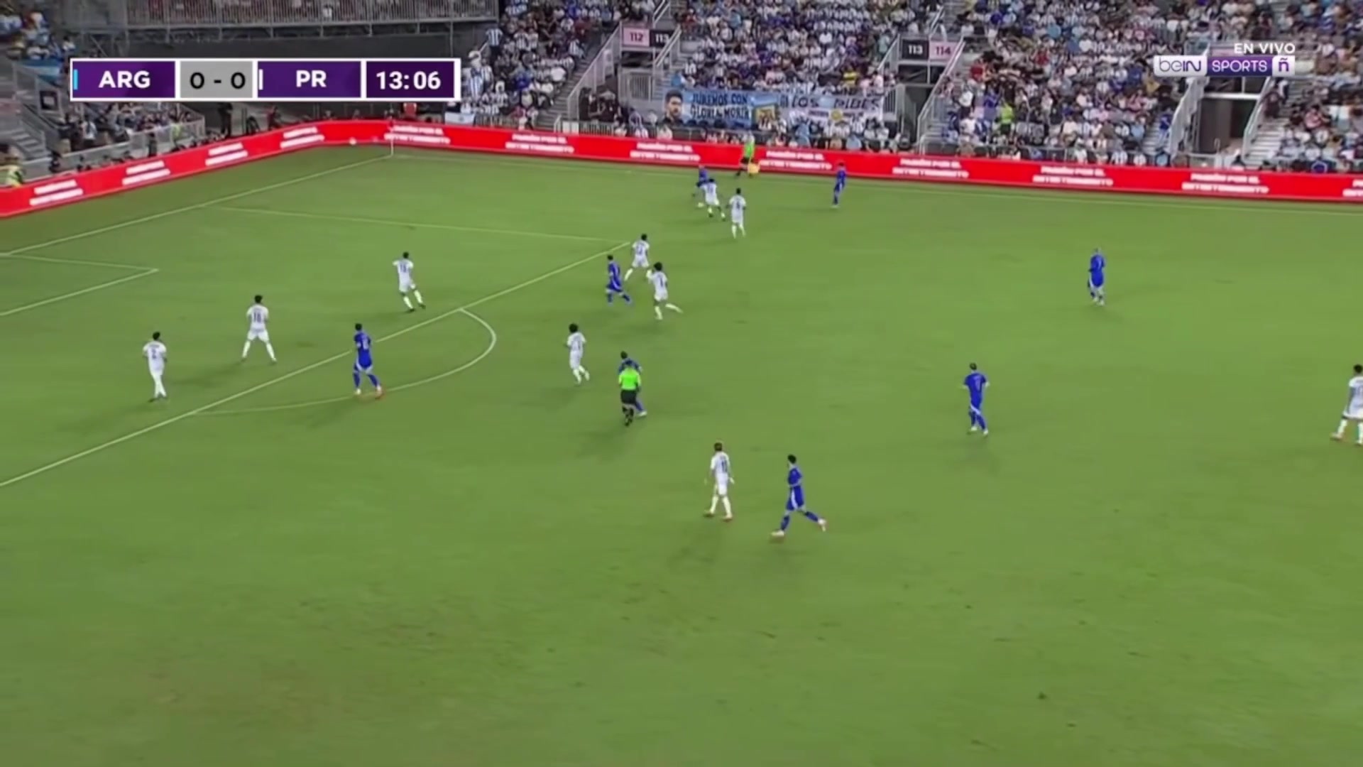 1-0梅西推射击中横梁弹出麦卡利斯特跟进抢点破门