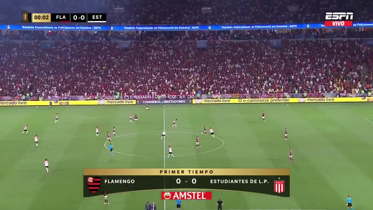 带球进场解放者杯弗拉门戈开场15秒破门