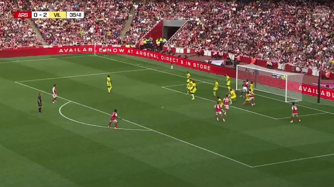 枪手扳回一城马丁内利角球助攻诺尔高无人盯防头球破门