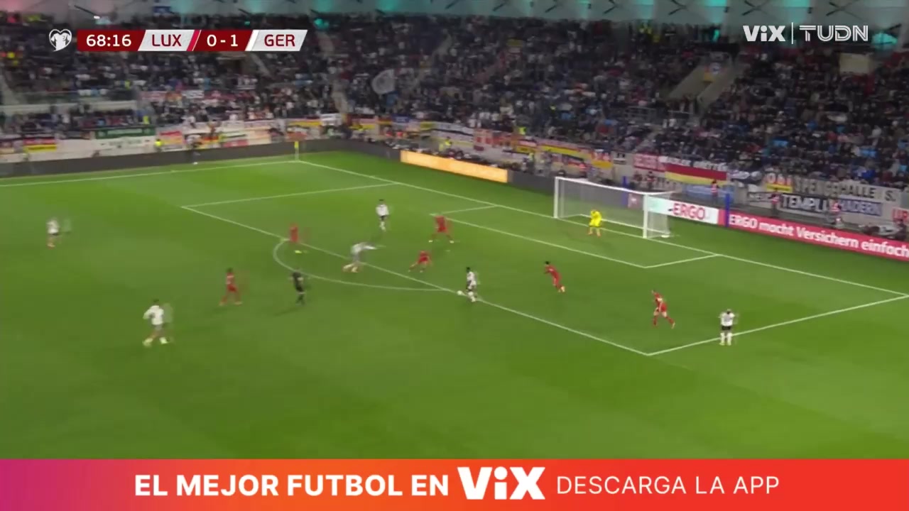 巴库直塞禁区助攻沃尔特马德破门双响德国2-0领先卢森堡